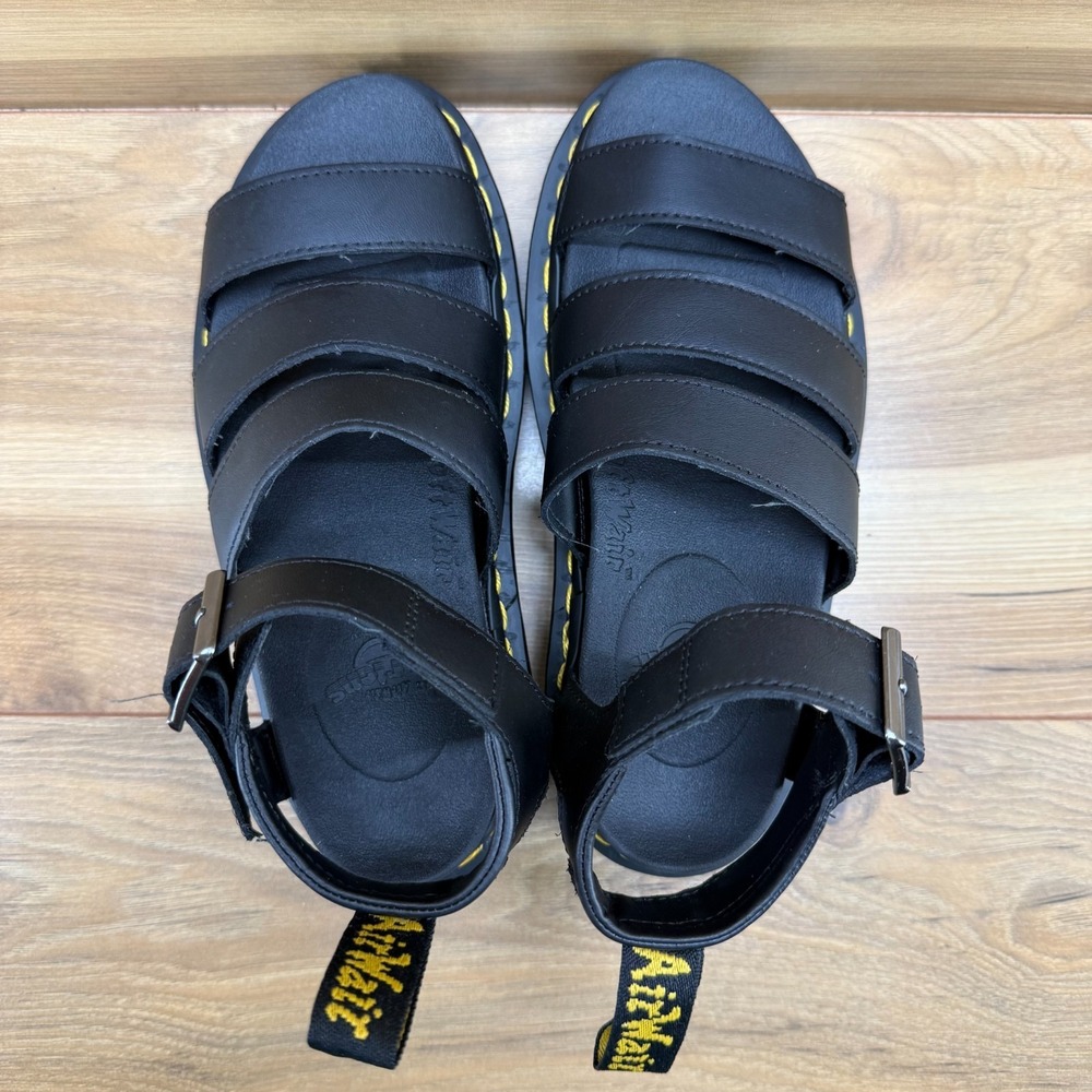 Dr.Martens Blaire Sandals Womens 5 Black Chunky Platform Grunge Edgy Streetwear - Picture 8 of 11